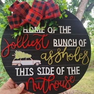 Christmas Wooden Sign